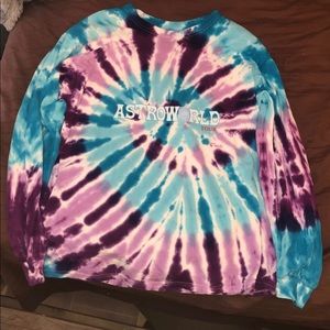Travis Scott Astroworld Tour Long Sleeve Tye Dye